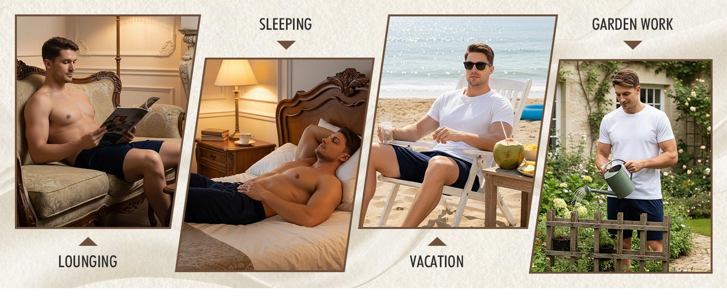 Separatec Silky Bamboo Fabric Mens Boxer Shorts | Buttery Soft, All-Day Comfort 3 Pack