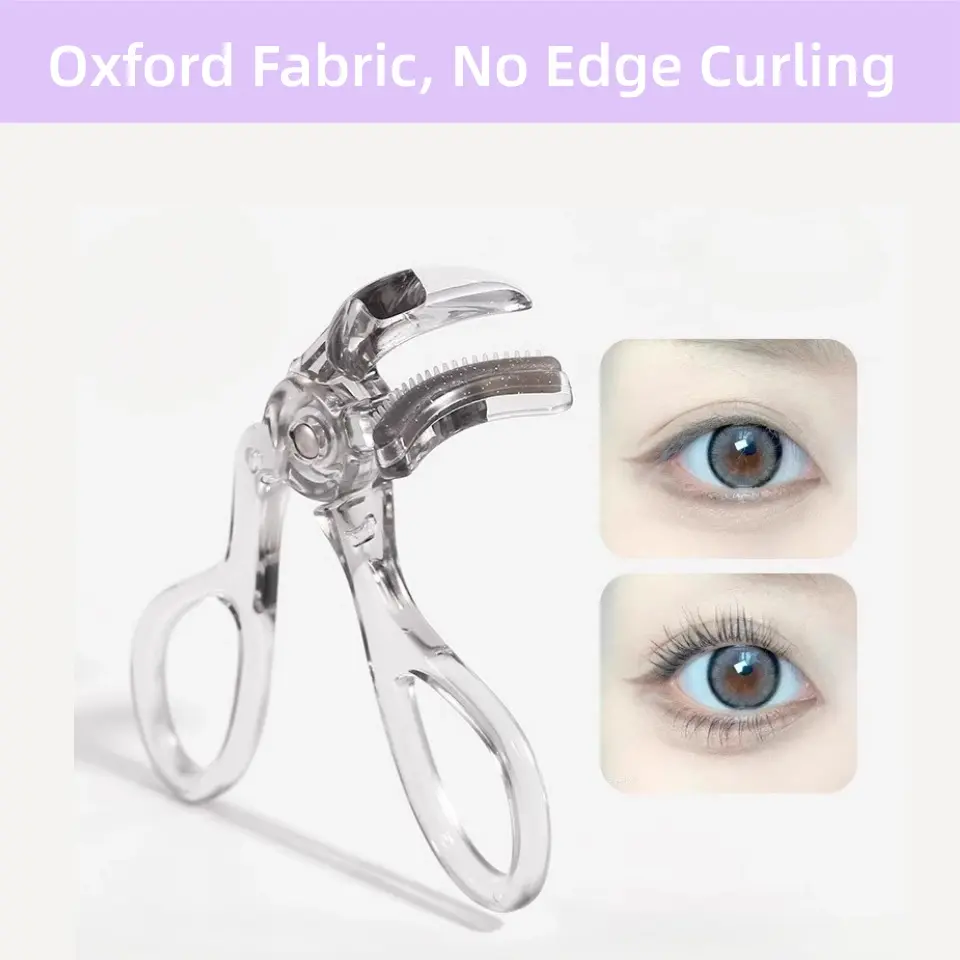 Wide-Angle Eyelash Curler with Built-In Comb - Perfectly Curls Every Lash WITHOUT the Pinch! Gentle No-Pull Design, Long-Lasting Fluffy Lash Lift, Fits All Eye Shapes, Compact Portable for Daily Makeup & Travel-MM1, Curl Lashes, Beauty Lash Curler