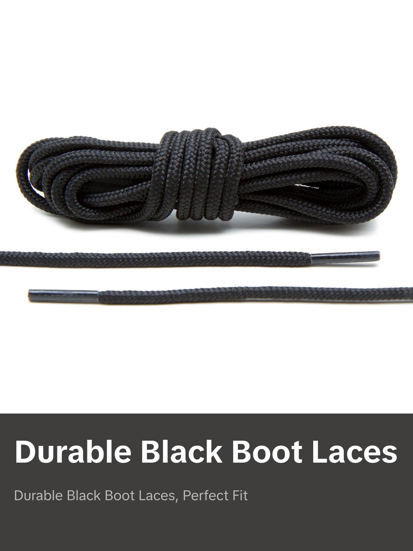 Black Boot Laces