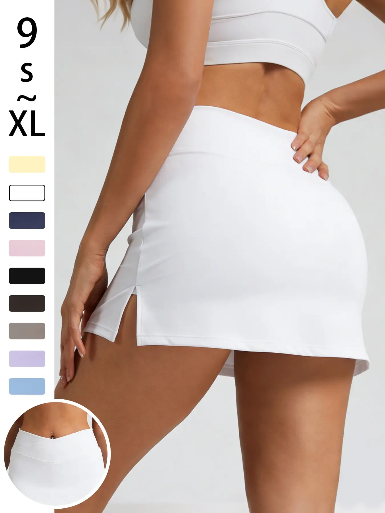 Tight-Fitting Quick-Dry Tennis Skirt, Running Fitness Skirt, Anti-Exposure Fake Two-Piece Sport Mini Skirt for Women, Quick Drying Skort, Stretchy Sports Skort, Sports Skirts