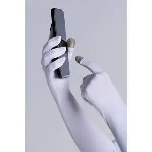 Unisex Culebra Long Full Finger Gloves | White