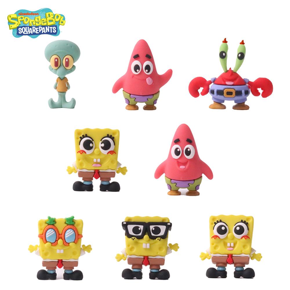 Nickelodeon SpongeBob SquarePants 3D Figurine Blind Bag - Collectible Figurine Featuring Patrick, Mr. Krabs, Squidward & SpongeBob - Fun & Expressive Designs for Room Decor - Great Gift for Fans