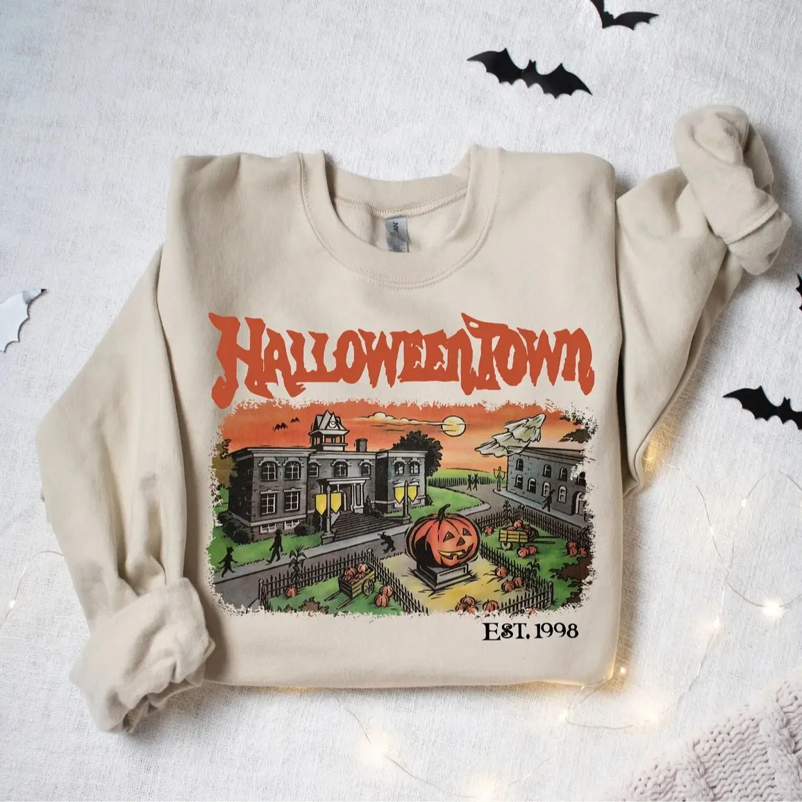 Halloweentown Est 1998 Sweatshirt, Retro Halloweentown Sweatshirt, Fall Sweatshirt