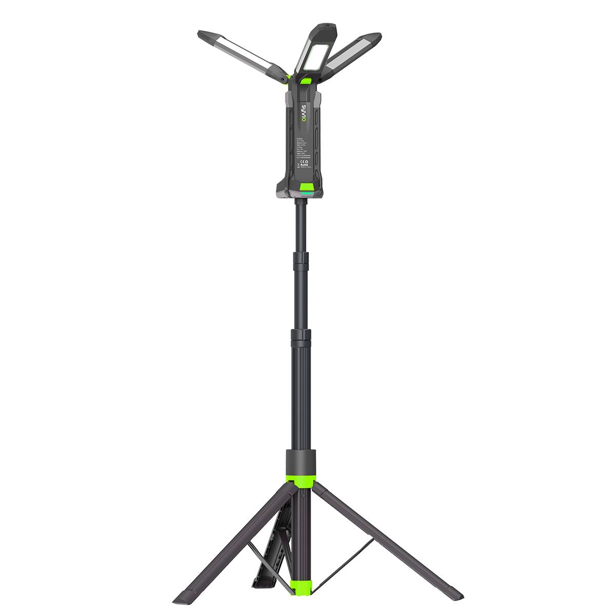 【3-OFF】GoGonova Rechargeable 3in1 Camping Light with Stand, Hanging, Removable Magnetic Head, 67" Portable Cordless, 8AH Battery, 700/1200/2200 Lumen, 4000/6500K Dimmable, Detachable Tripod Adjustable Flashlight for Outdoor, Emergency, Camping, Fishing