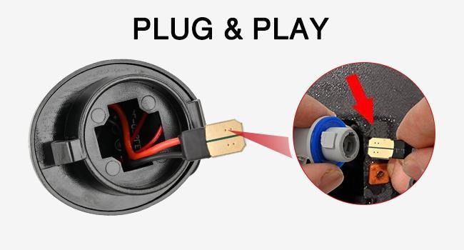 Nilight License Plate Lights Compatible with 1990-2003 2004 2005-2008 2009 2010 2011 2012 2013 2014 Ford F150 1999-2016 F250 F350 F450 F550 Super Duty with Red OLED Neon Tube 6000K White 2PCS Pack