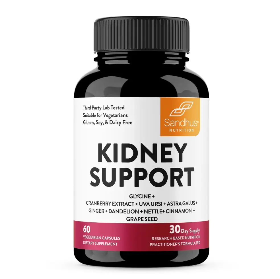 【Sandhus】Kidney Cleanse Detox Support Supplement, Cranberry, Grape Seed, Uva Ursi Extract to Support Kidneys, Bladder & Urinary Tract Healthcare