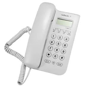 Wired Telephone with Caller ID Display, Home Office Hotel Small Phone, Compact Desk Phone, Appliance, Ideal for Residential and Business Use