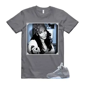 5 Wolf Grey 2026 Ice Blue Light Graphite White Icy T Shirt Match LIYAH