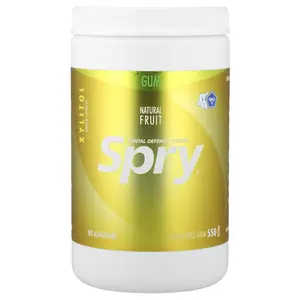 Xlear Spry®, Chewing Gum, Natural Fruit, Sugar Free, 550 Pieces