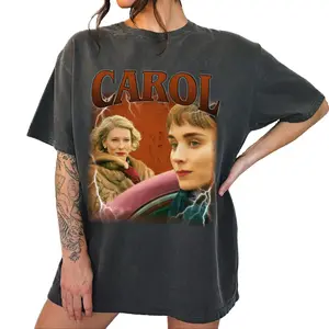 Carol Movie Vintage Graphic T-Shirt – Retro Romantic Film Aesthetic Tee