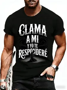 Christian Prayer Design Jeremiah 33:3 Bible Verse in Spanish T-Shirt