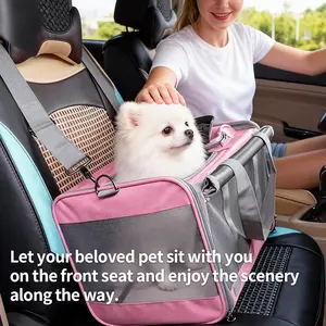 Pet Travel Carrier Large Space Move Freely For Big Medium Cats and Puppy Dog Carriers Cat Carriers Pet Privacy Protection Travel Carriers Recommended Max Load Of 20 Lbs 9 Kg dog travel bag