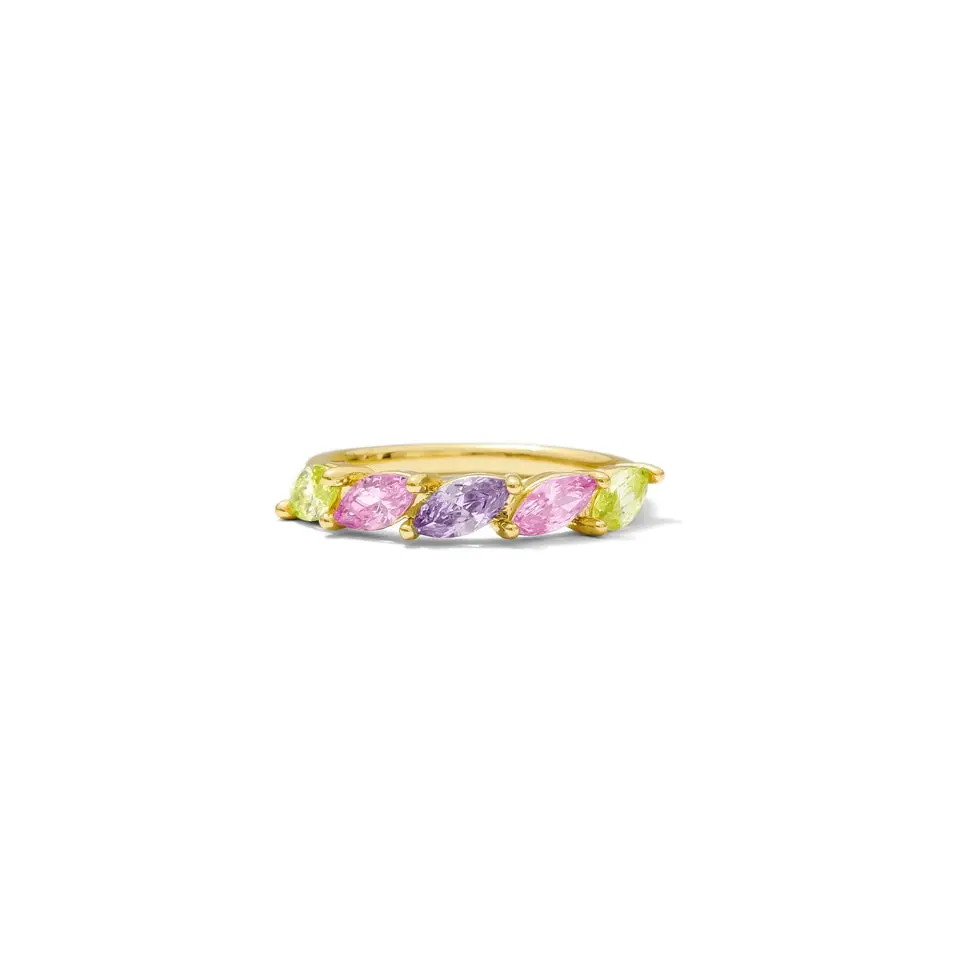 Pastel rainbow ring