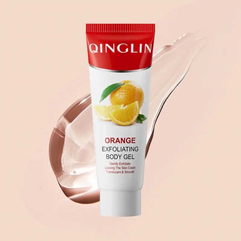 【QINGLIN】Orange Exfoliating Enzyme Gel | Peeling Gel for Skin Care, Moisturizing Exfoliator Suitable for All Skin Types 100g Gentle Smoothing daily comfort  rene skin