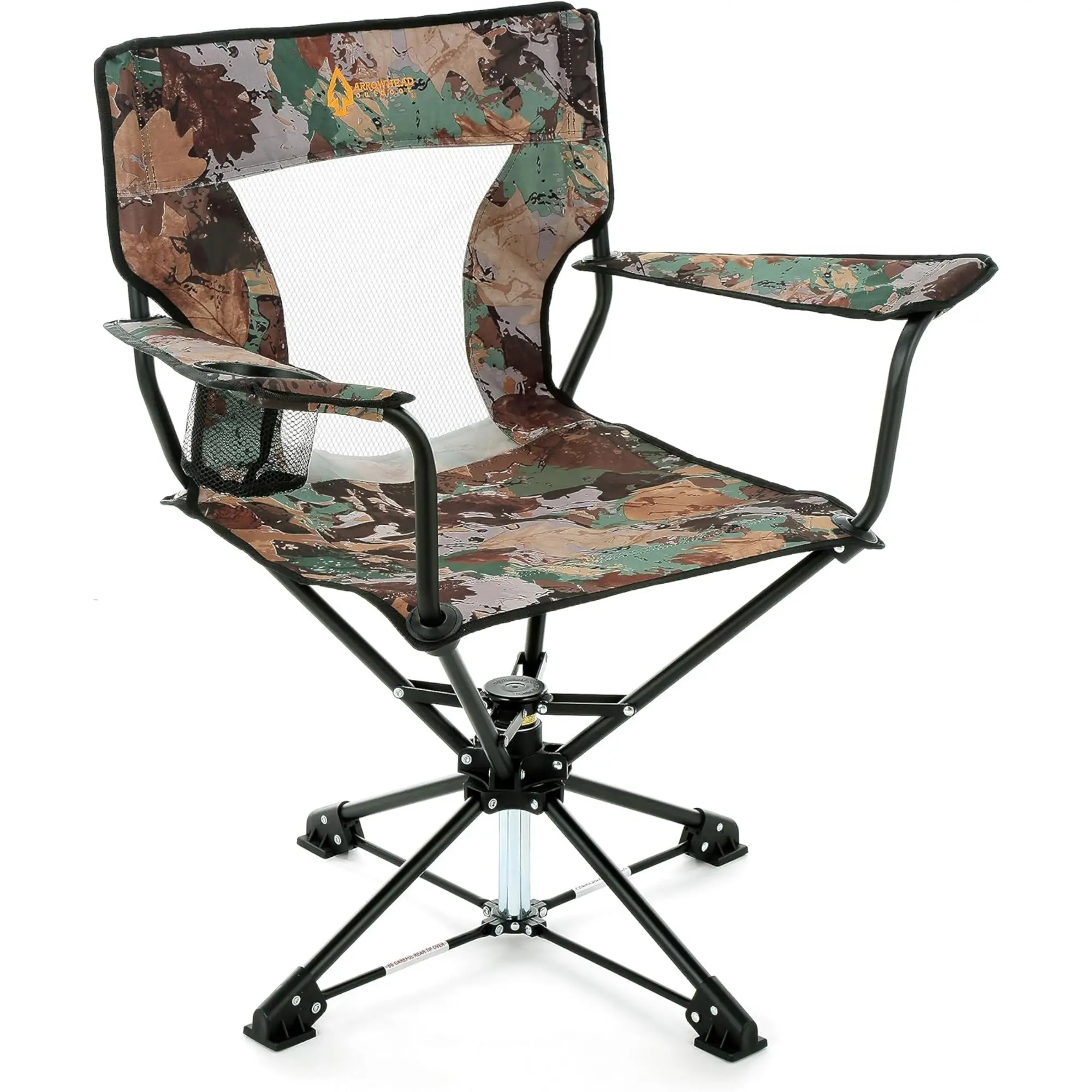ARROWHEAD KKS0320U CANVAS CAMO SWIVEL HUNTING SEAT
