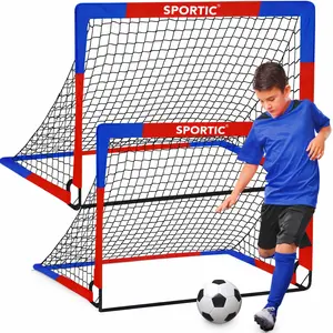 2 Pack Pop Up Soccer Goals 4x3FT Practice Net Carry Bag Ground Pegs Backyard Field Court Indoor Outdoor Park Multi Surface Training，#Summervibes