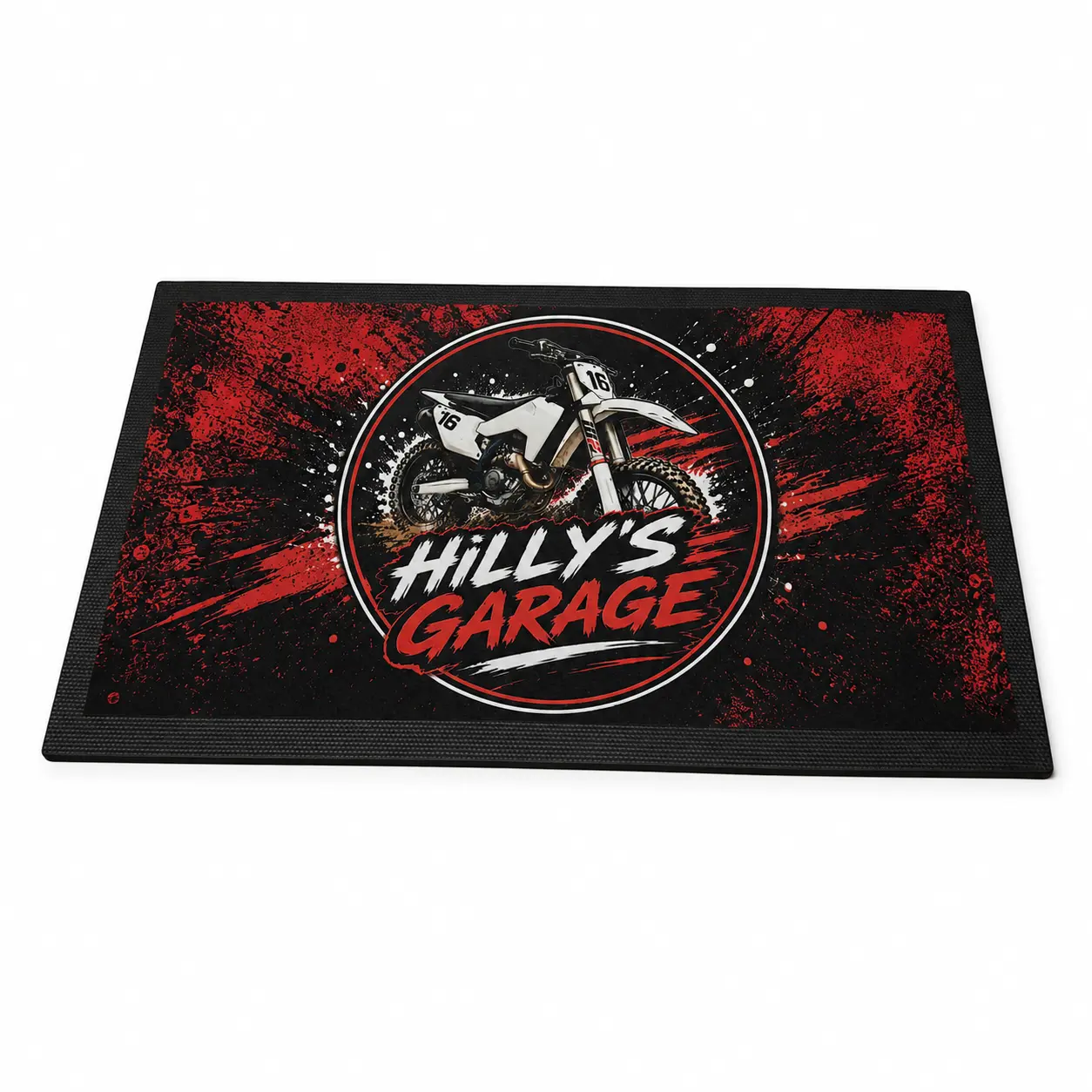 Custom MX Work Bench Mat – Your Name, Number & Design
