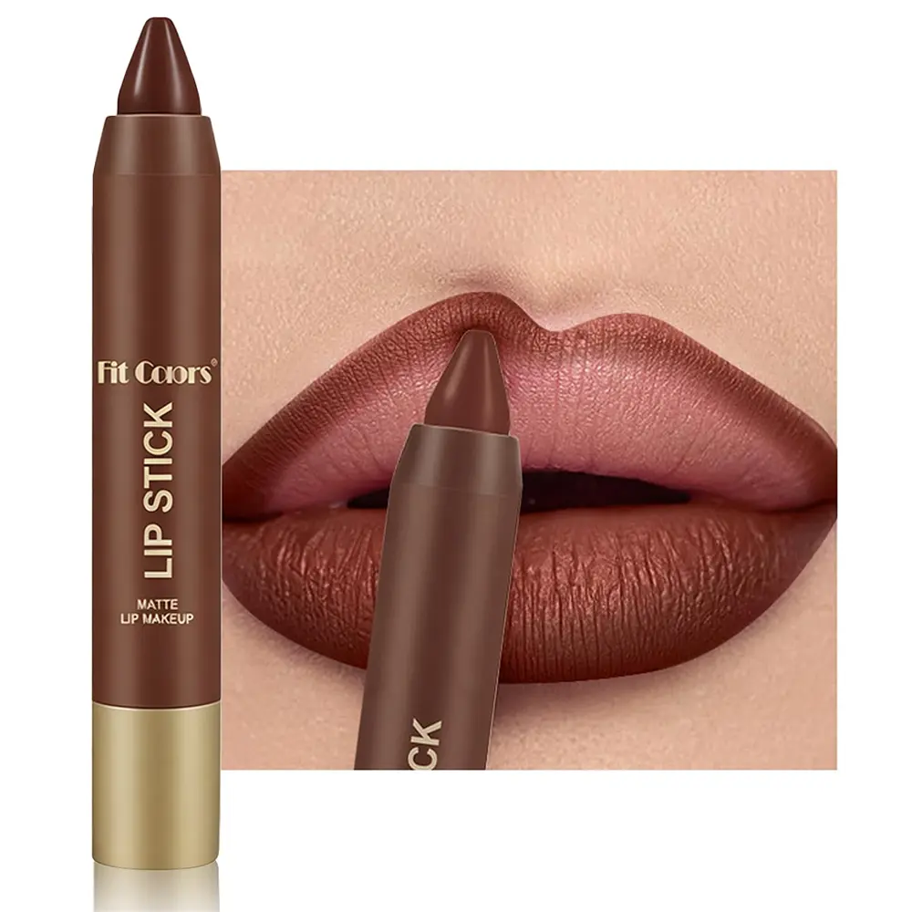 Women's Matte Effect Lipstick - Long-Lasting Beauty Products, 20g Cosmetic for All Skin Types, 6 Colors, Daily & Everyday Use, Ideal Gift for Parties & Glam Moments