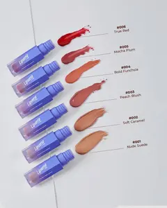 [RUBY VIBE CO] Matt Lip Gloss for Velvet Finish & Soft Color - Smooth Matte Appearance for Refined Look