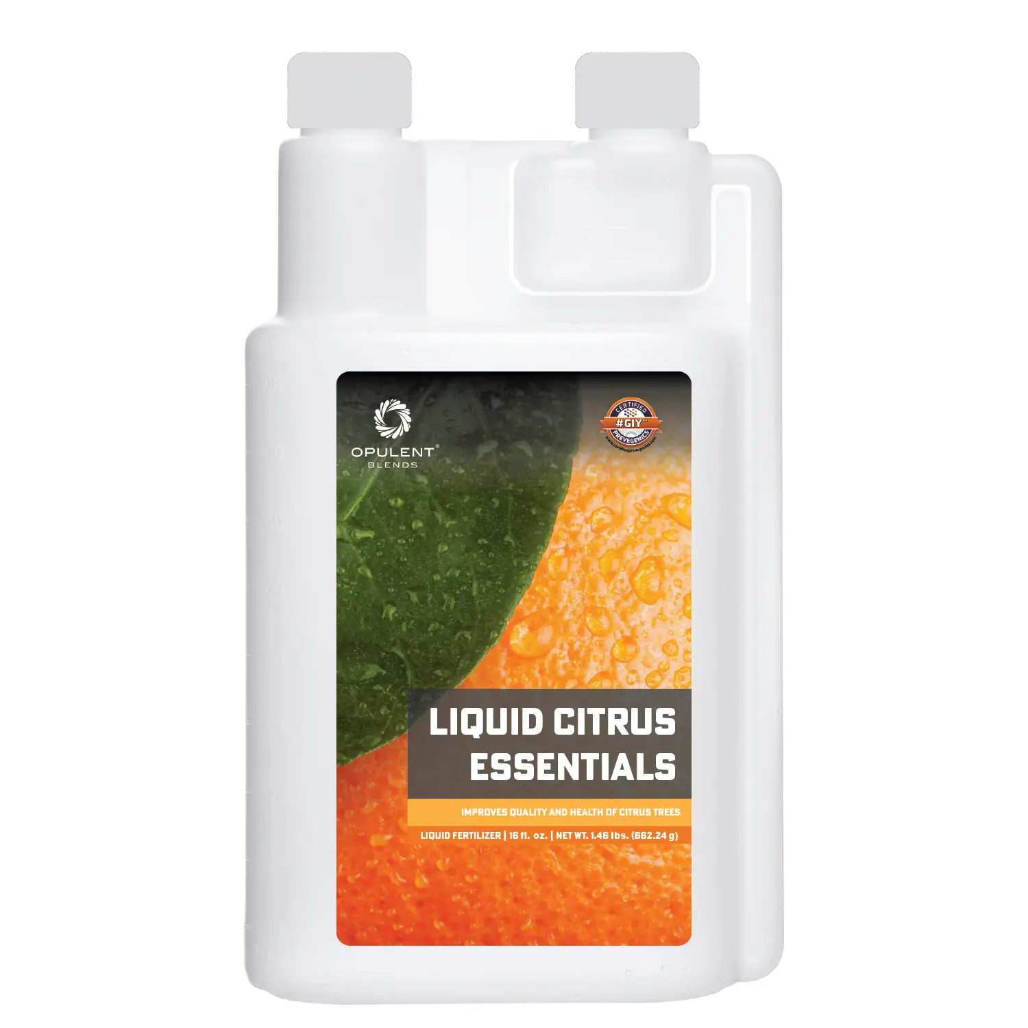 Liquid Citrus Essentials | (16 fl. oz.) | Increase Yield and Health of Citrus Trees | Liquid Fertilizer for Citrus Trees | Foliar Applied | EDTA Free | Amino Acid Complexed Nutrients