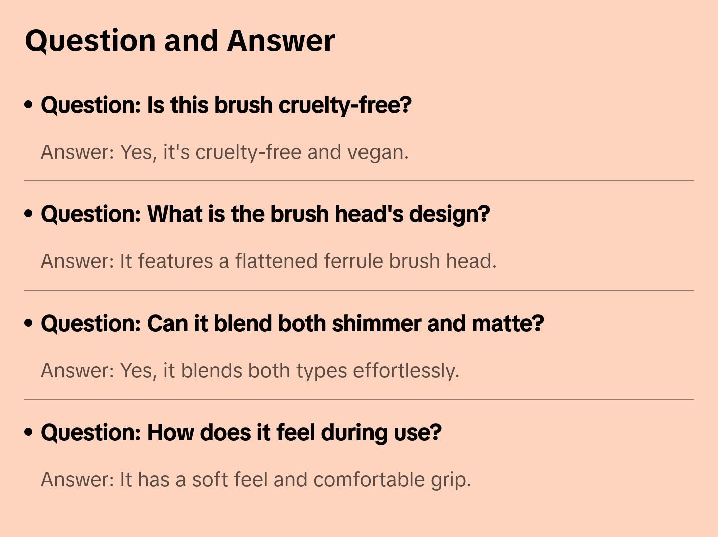 Palladio Shadow Blending Makeup Brush, Wide Brush Head, Flawless Blending, Smooth Finish, Synthetic Natural Bristles, Soft Feel, Comfortable Grip, Professional Application