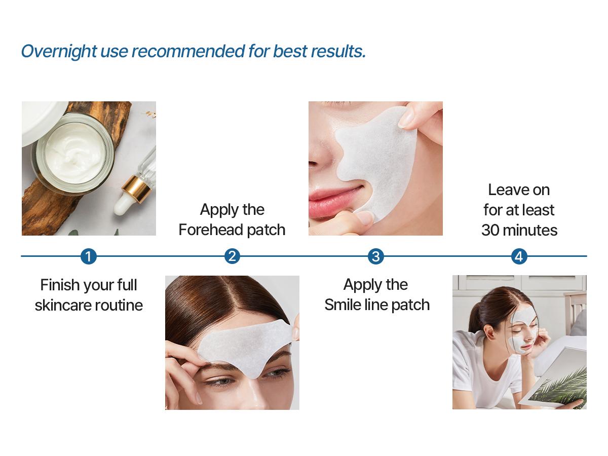 Collagen Hydrogel Facial Patch - Forehead and Smile Line Wrinkle Patches - Anti Wrinkle Patches for Lip - Face Tape Overnight Self Care for Woman for Smoothing and Firming - Smile Line Patches - Honeydew Labs (6 Pack) Collagen Hydrogel Facial Patch - Forehead and Smile Line Wrinkle Patches - Anti Wrinkle Patches for Lip - Face Tape Overnight Self Care for Woman for Smoothing and Firming - Smile Line Patches - Honeydew Labs (6 Pack)
