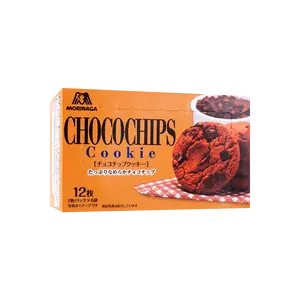 Morinaga Japan Chocolate Chip Cookies 12pcs 111.6g - Large Chocolate Chunks, Premium Japanese Baked Snacks
