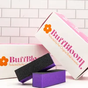 Violet & Black 3-Way Buffer, 60/100 grit