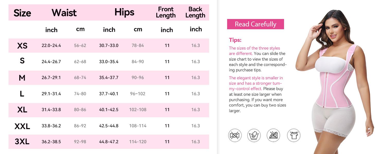 SHAPSHE Women's Corset Waist Shapewear Adjustable Hooks & Straps Hourglass Girdle Workout Bodysuit for Comfort & Style