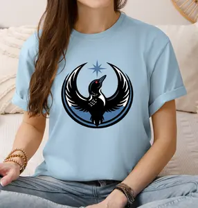 Minnesota Rebel Alliance T-shirt, MN State Bird Loon Resistance Shirt, Minnesota Loon Starbird Protest Tee, Unisex Cotton Graphic Tee