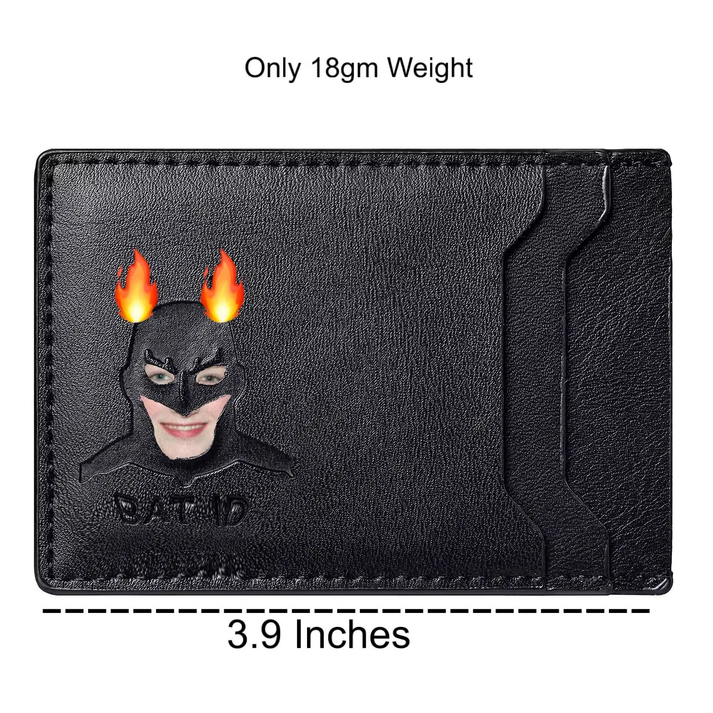 Pack of 2 Leather Hero ID Wallet for Men and Woman - Stylish Superhero Design, Durable Bifold Wallet with Multiple Card Slots, Cash Compartment, and Iconic Logo - Gift for All