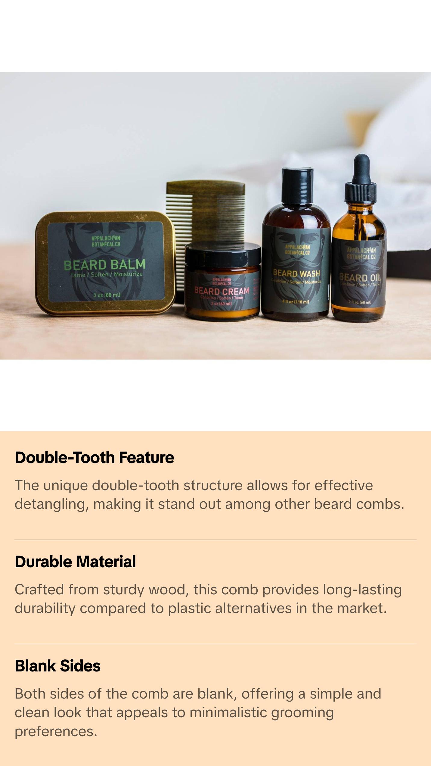 Sandalwood Beard Comb