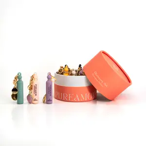 13pc Pheromone Perfume Oil Discovery Set 12 Scents + 1 Mystery Surprise | Long Lasting Mini Travel Keychain Fragrances Pureamor Designer Inspired