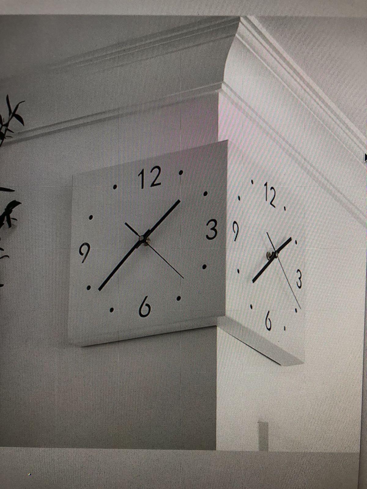 EP light motion sensor backlit corner clock wall clock wall clock iron metal clock creative gifts wall dec