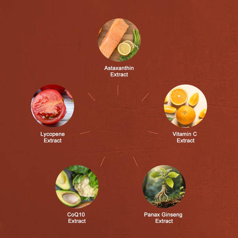 PRETANT-Prostate Health Support Supplement, Astaxanthin + Lycopene -Clinical Strength Carotenoids Skin Supplement w. 100% Natural Astaxanthin from MicroAlgae - Best Astaxanthin Supplements for Skin Health & Pigmentation