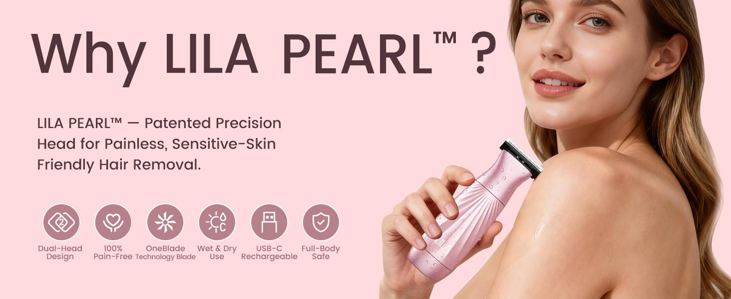 AKUNBEM Bikini Trimmer for Women, Rechargeable Dual Head Electric Razor, 2-in-1 Painless Shaver for Face, Bikini, Arms & Legs, Waterproof Grooming Kit AKUNBEM Bikini Trimmer for Women, Rechargeable Dual Head Electric Razor, 2-in-1 Painless Shaver for Face, Bikini, Arms & Legs, Waterproof Grooming Kit