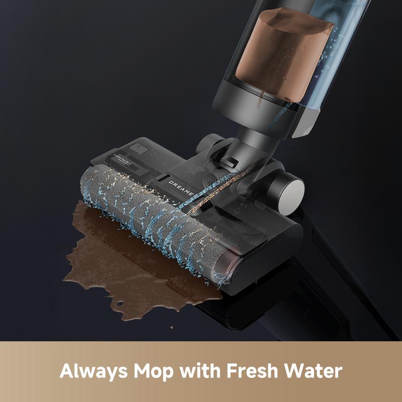 DREAME G10 Wet Dry Vacuum Cleaner, Cordless Vacuum Mop All in One with Auto Self-Cleaning, Up to 30 Mins Runtime, Cordless Floor Cleaner Machine for Hard Floors, Edge Cleaning Wet Dry Vacuum