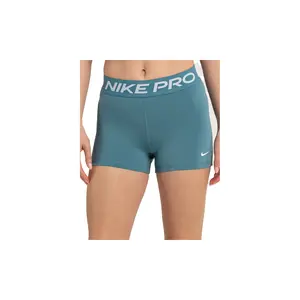 PRO MID RISE TIGHT FIT 3" TRAINING SHORTS WMNS "Noise Aqua" CZ9857 440