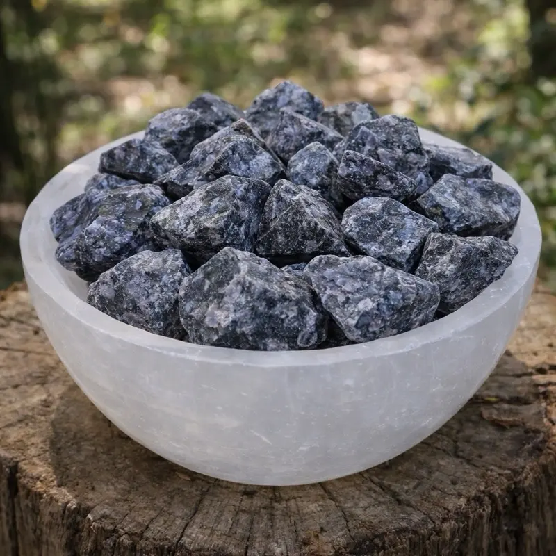 Indigo Gabbro Raw Stone (one piece)