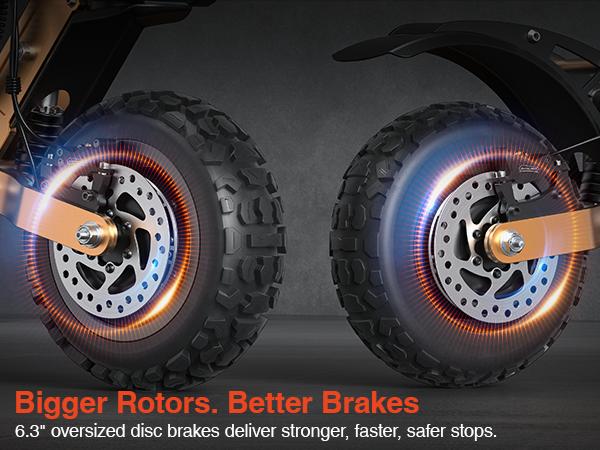 LEOOUT scooter new year Sales T85, 53MPH Top Speed, 60 Mi Max Range, 6000W Peak Motor, Smart Unlock Dashboard, Dual Suspension & Braking System, Dual Charging Ports, 11" Anti-Slip Tires