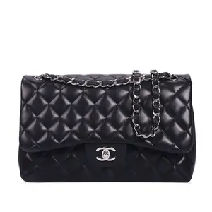 Pre-owned CHANEL Lambskin Shoulder Bags Classic Flap Black Quilted 23778045