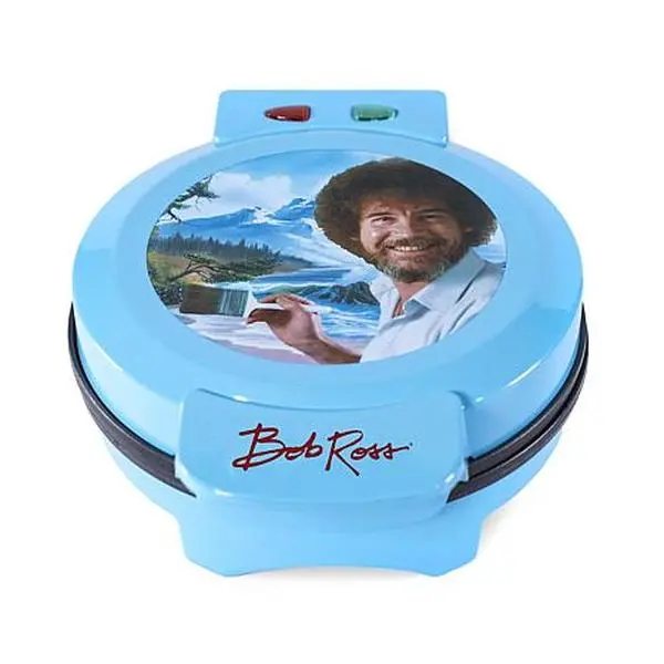 Uncanny Brands Bob Ross Waffle Maker