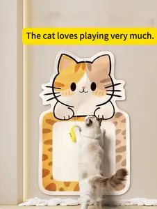 Wall Mounted Cat Scratcher  Thickened & Durable, Saves Your Furniture From Scratches! Fits walls, sofas & more