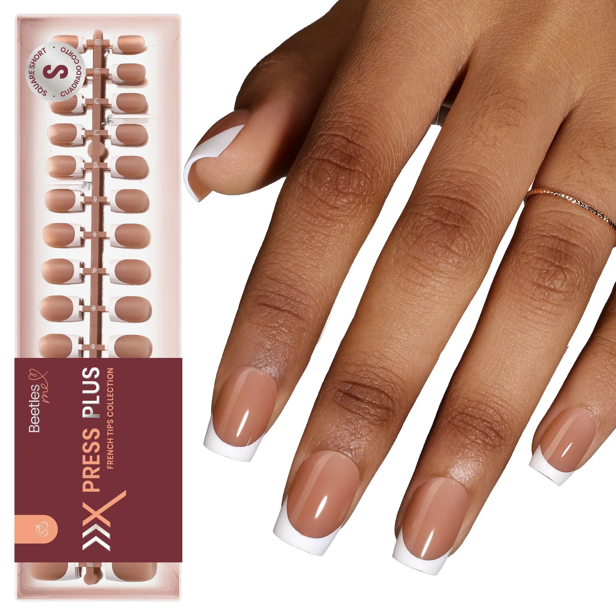 Short Square 150pcs (Brown)