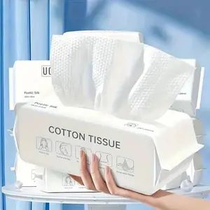 Disposable Face Towel, 100 Sheets/pack Soft Multi-purpose Face Dry Towel, Bathroom el Home Face Cleaning Tool, Bathroom Accessories, Home Supplies