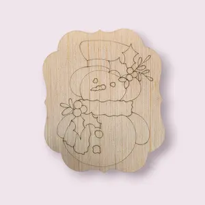 Snowman Plaque Ornament (DD056-O)