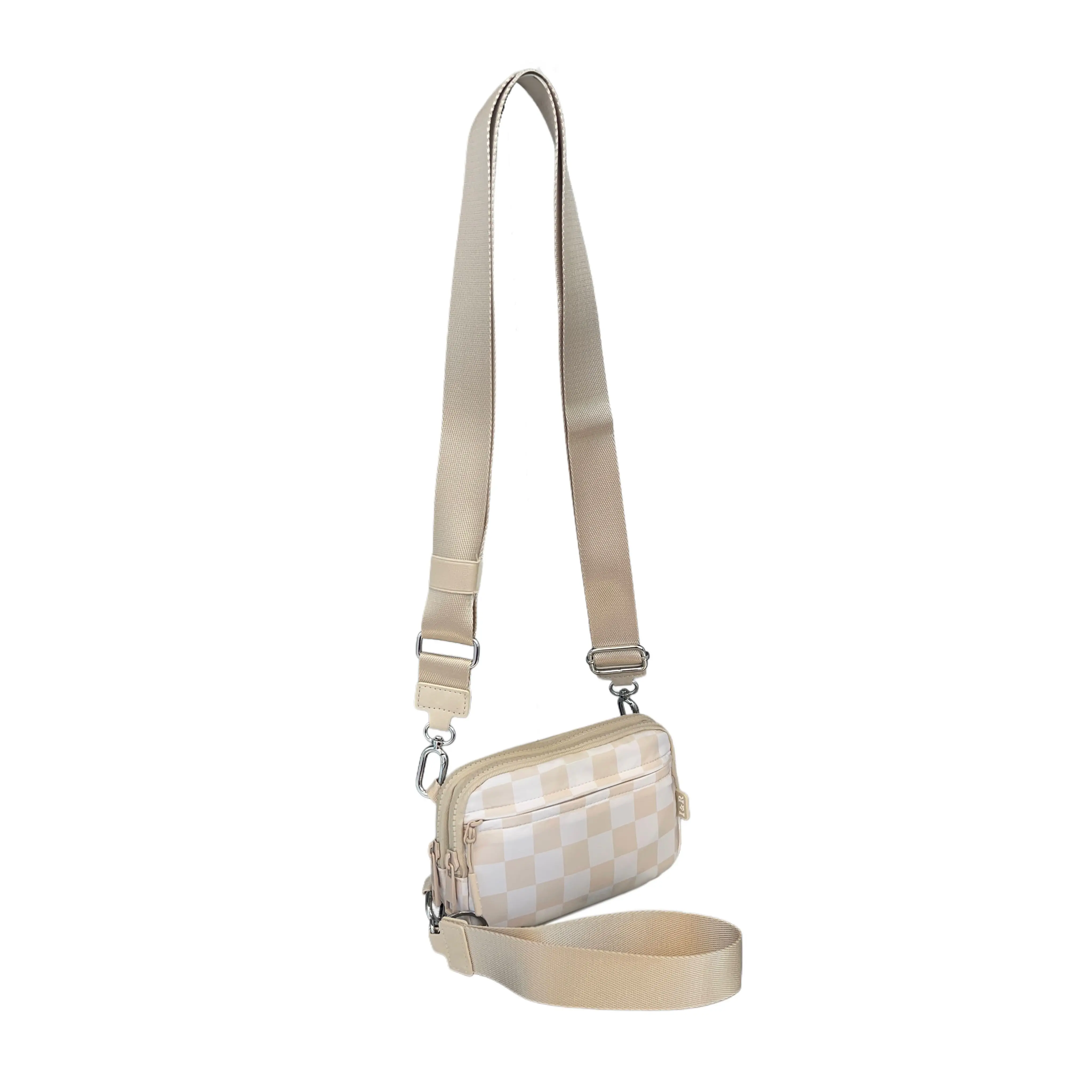 Tan Checkered (with strap)