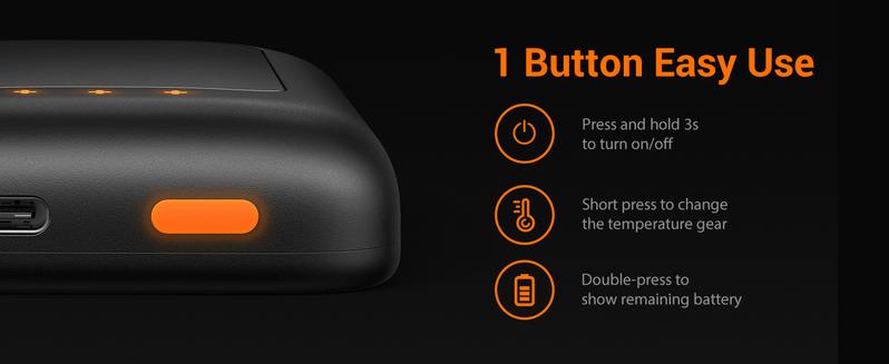 Hotdot Electric Hand Warmers 2 Pack, 6400mAh,1S heating, 16 Hrs Portable for Outdoor Camping Hunting Golf Accessories,Christmas gift,winter gift