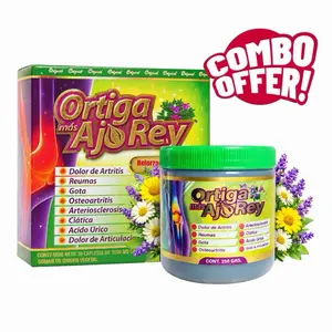 VIRAL Combo Pack Ortiga Más Ajo Rey + 125g Suplemento Alimenticio – Omega 3 Fortificado | Apoyo para Articulaciones y Bienestar General