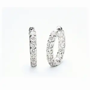 Halo Hoop White Gold